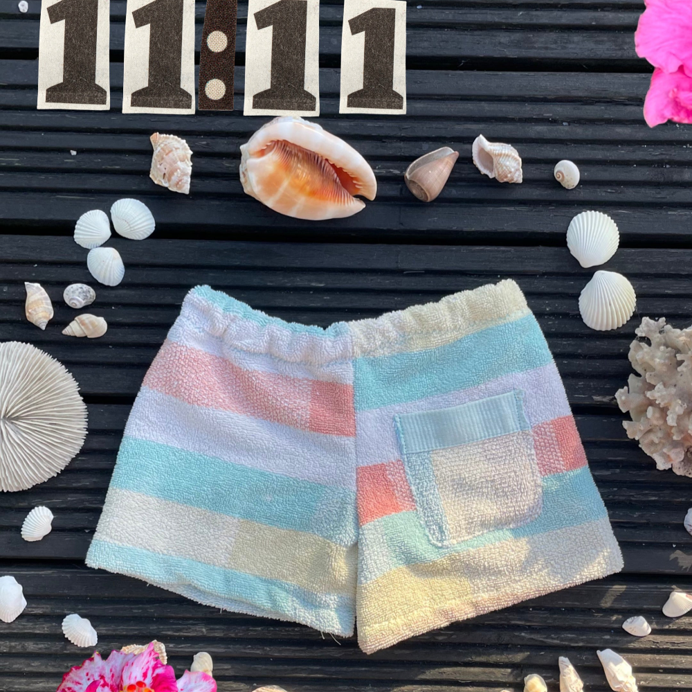‘Angel Slice’ Towel Shorts