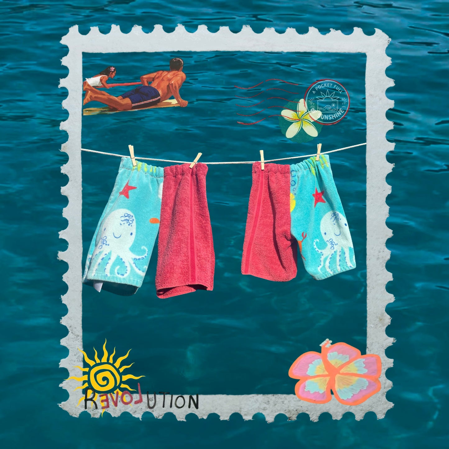 ‘Little Mermaid’ Towel Shorts