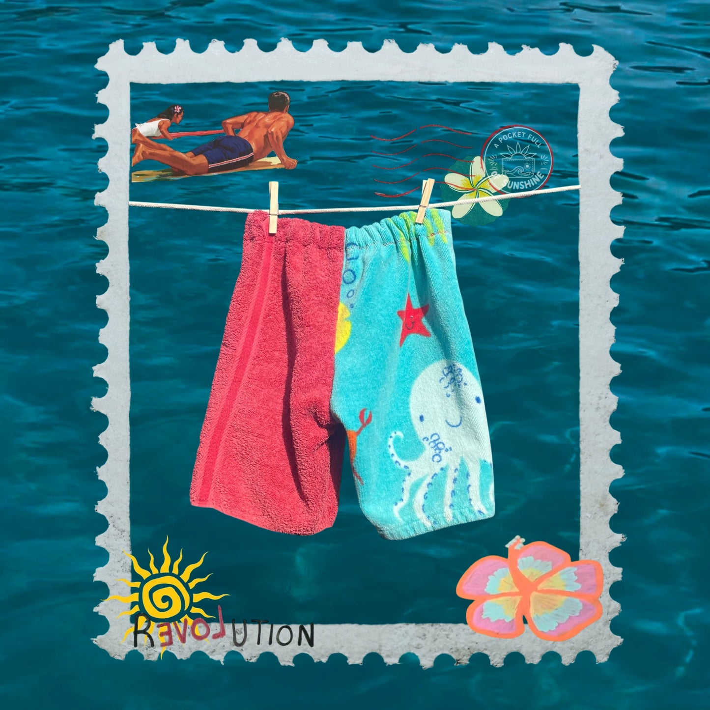 ‘Little Mermaid’ Towel Shorts
