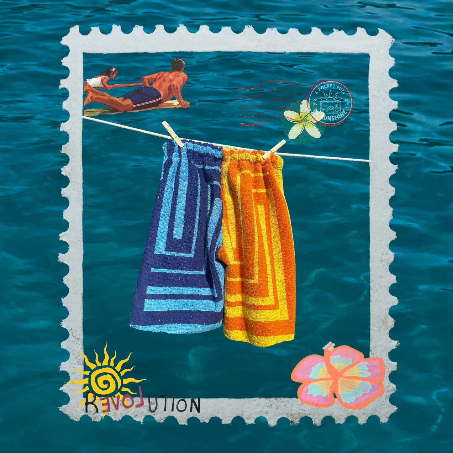 ‘Arcade’ Towel Shorts