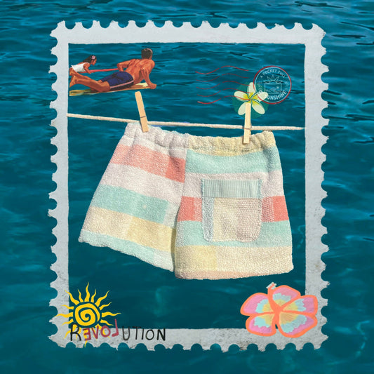‘Angel Slice’ Towel Shorts